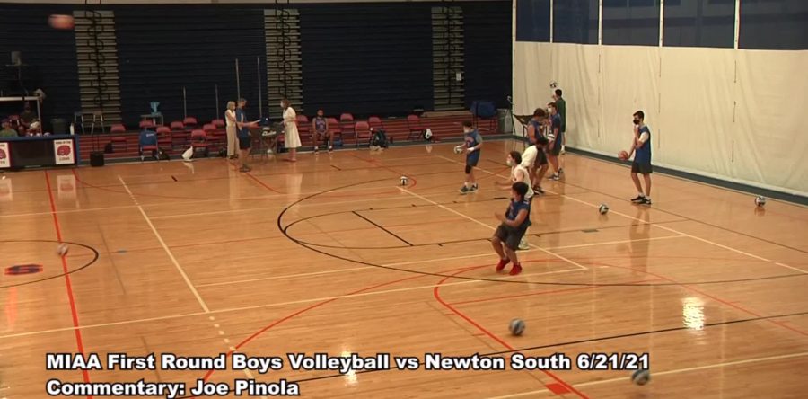 Volleyball vs Newton South MIAA First Round 6/21/21