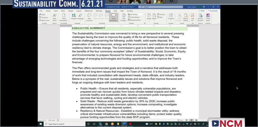 Sustainability Commission 6.21.21